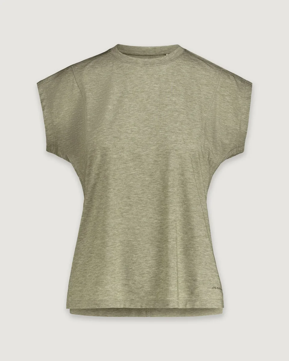 T-shirt à manches courtes WELL.DER.NESS Go pour femme - Vert Hêtre – Image 6