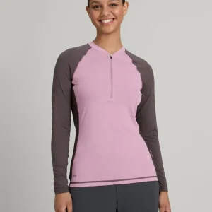 Haut à manches longues WTR-Seeker Splash pour femme - Quartz foncé