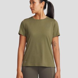 T-shirt Seeker pour femme - Mousse claire