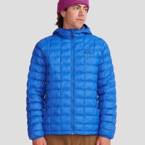 Veste à capuche isolante Heli pour homme - Bleu Peak