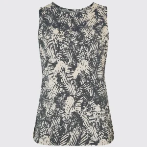 Clonegal Printed Top - Navy Multi