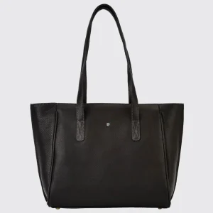 Sac fourre-tout en cuir Tuam  - Black